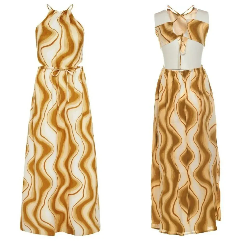FAITHFULL THE BRAND La Piedra Maxi Dress in Talamanca Print